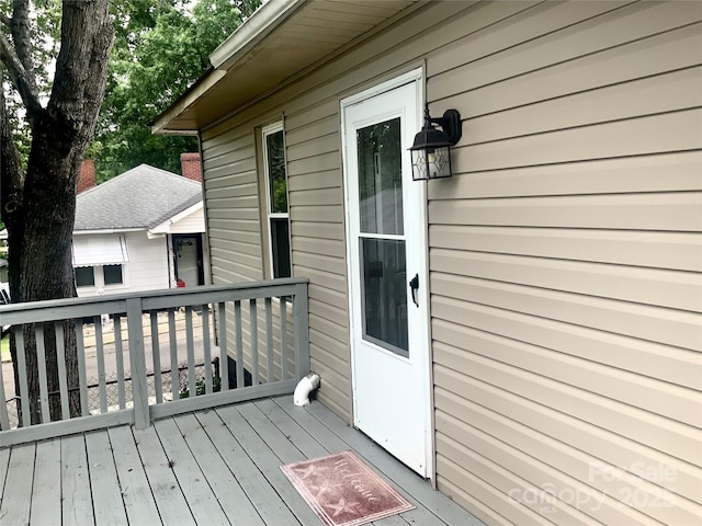 439 17th St, Cramerton, NC 28032 - view of deck