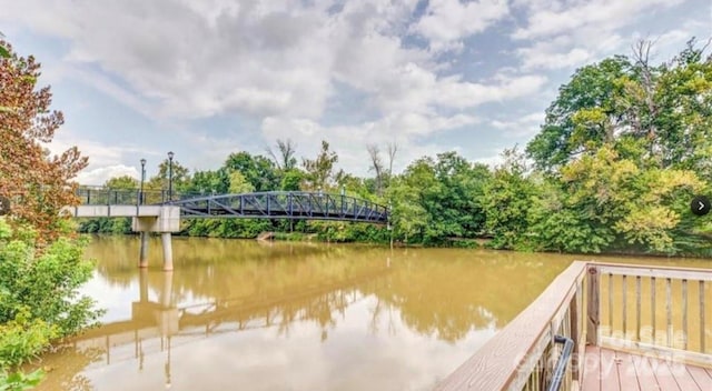 439 17th St, Cramerton, NC 28032 - dock area with a water view