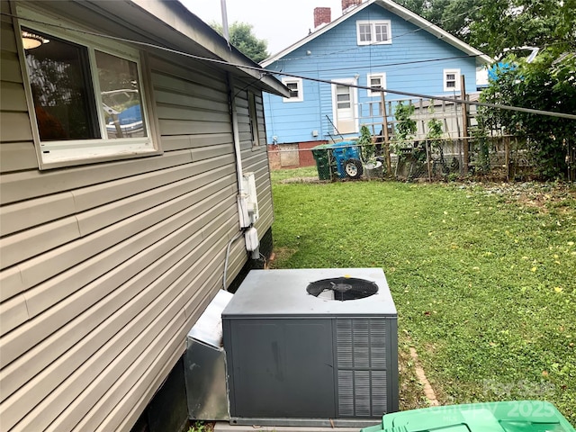 439 17th St, Cramerton, NC 28032 - view of yard featuring central air condition unit