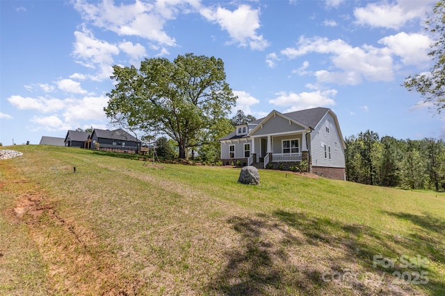 exterior space featuring covered porch