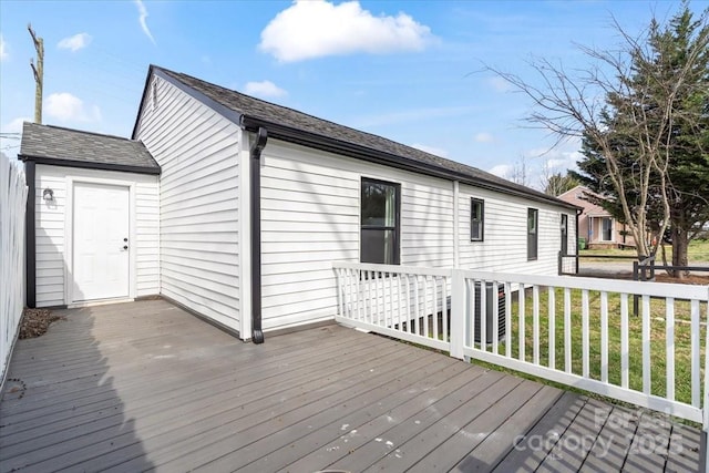 2609 Lowell Rd, Gastonia, NC 28054 - view of wooden deck