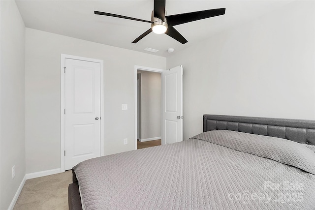 147 Morning Gap Pkwy, Fort Mill, SC 29715 - bedroom featuring baseboards, carpet floors, and ceiling fan