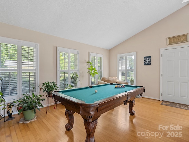 5159 Taxahaw Rd, Lancaster, SC 29720 - playroom with vaulted ceiling, pool table, and light wood-type flooring