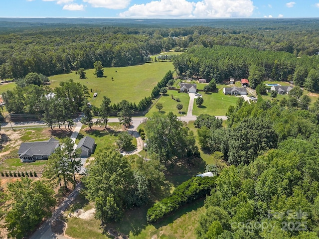 5159 Taxahaw Rd, Lancaster, SC 29720 - birds eye view of property featuring a wooded view