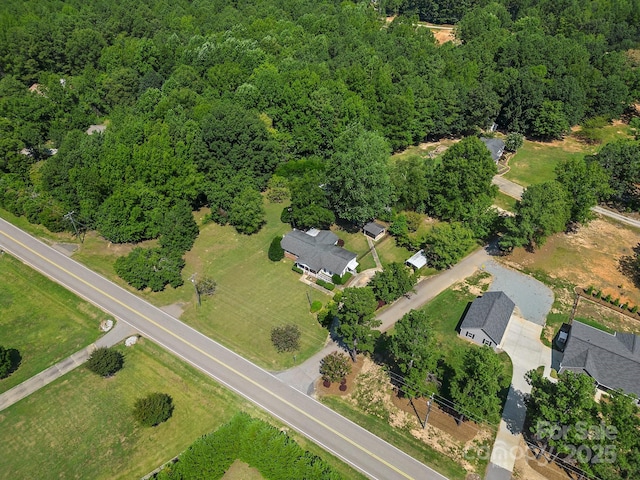 5159 Taxahaw Rd, Lancaster, SC 29720 - aerial view featuring a wooded view