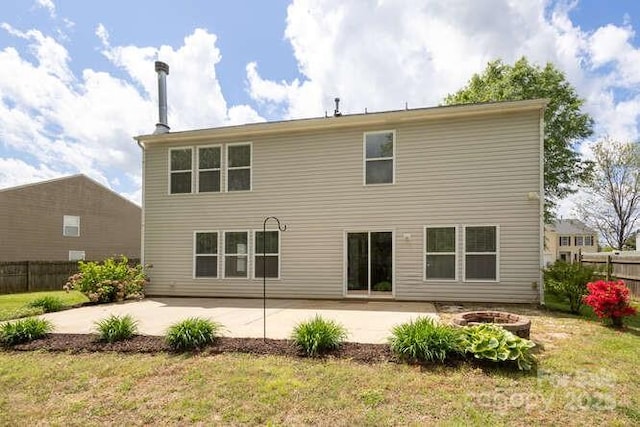 1965 Leesburg Dr, Clover, SC 29710 - back of property featuring fence, a yard, and a patio area