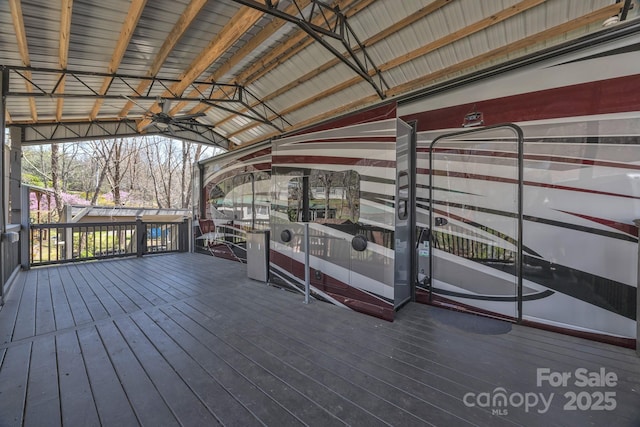 view of deck