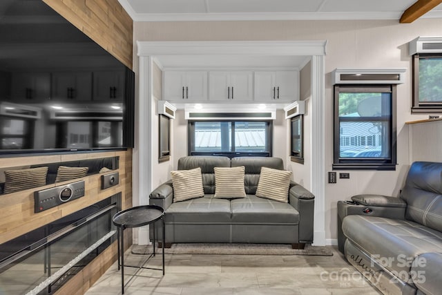 view of living area
