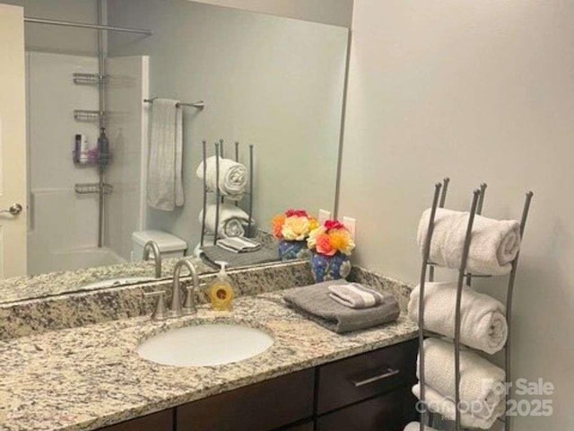 29 Woodbridge Park Dr, Asheville, NC 28803 - full bath with vanity and a shower