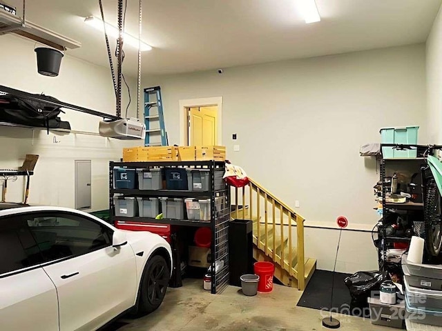29 Woodbridge Park Dr, Asheville, NC 28803 - garage featuring a garage door opener