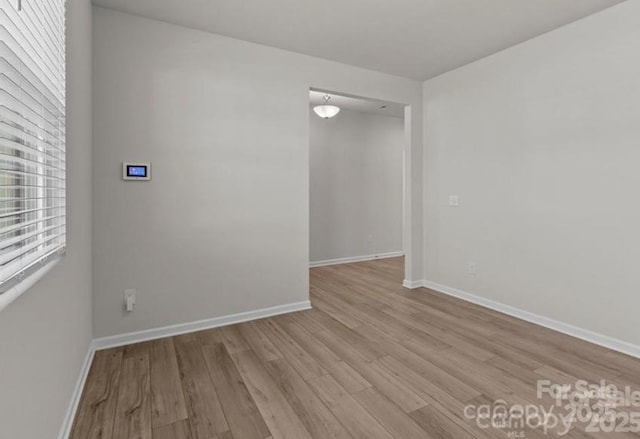 5024 Colline Ct, Charlotte, NC 28216 - spare room featuring light wood finished floors and baseboards