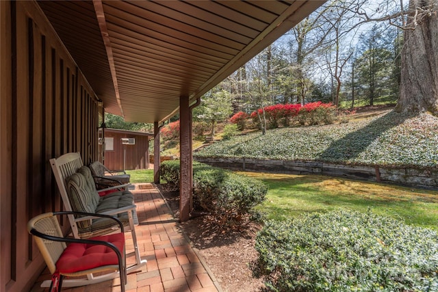 22 Waynewood Dr, Waynesville, NC 28786 - view of patio