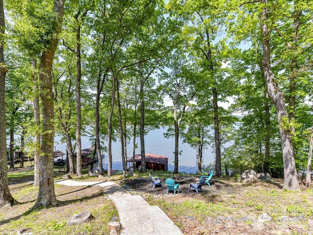 1278 Island Creek Dr, Troy, NC 27371 - exterior space featuring a floating dock