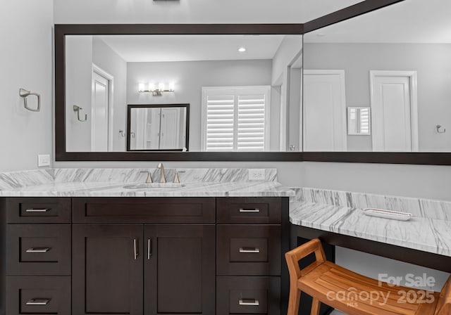 767 Pinnacle Dr, Iron Station, NC 28080 - bathroom with vanity