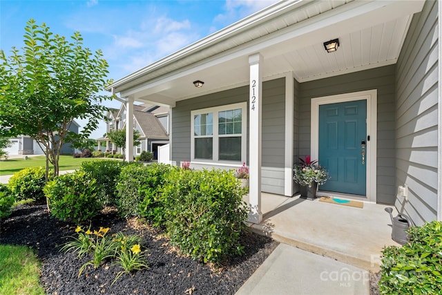 2124 Katie Alice Cir, Waxhaw, NC 28173 - entrance to property with a porch
