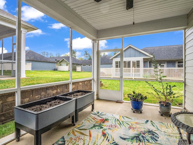 775 Summerfield Pl, Flat Rock, NC 28731 - sunroom / solarium with a residential view