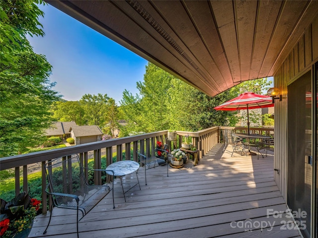 3 Governors Dr, Asheville, NC 28804 - deck featuring outdoor dining space