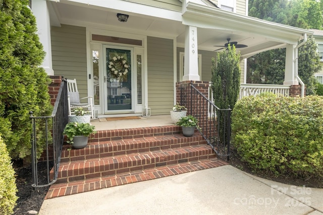 7409 Gilderstern Glen Ct, Huntersville, NC 28078 - doorway to property with covered porch