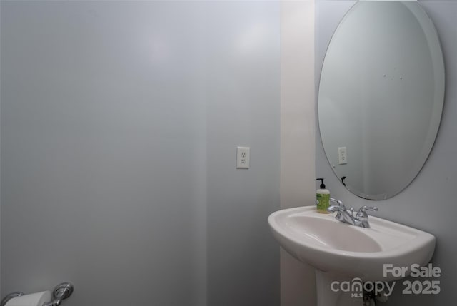 bathroom with a sink