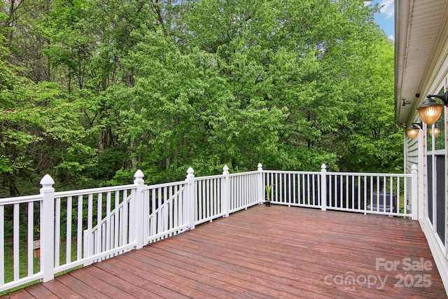view of deck