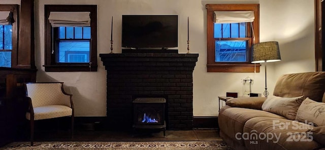 49 Euclid Blvd, Asheville, NC 28806 - living room with a fireplace