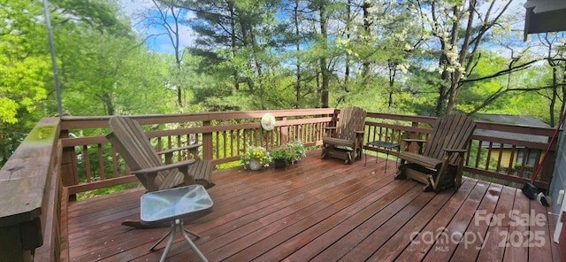 49 Euclid Blvd, Asheville, NC 28806 - view of wooden terrace