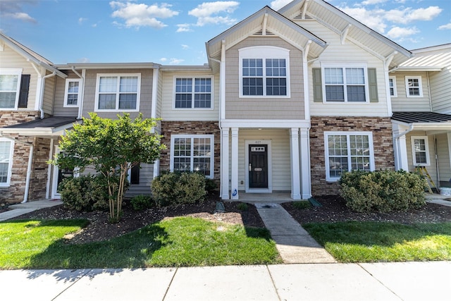 827 Gentlewinds Ct, Fort Mill, SC 29708 - view of property with stone siding