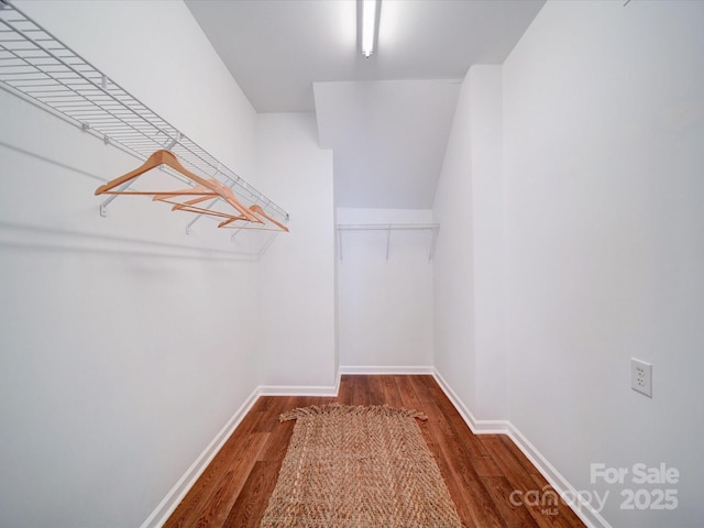 7642 Horseshoe Creek Dr, Huntersville, NC 28078 - walk in closet with wood finished floors