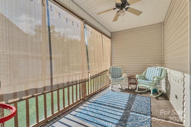 5775 Monticello Dr NW, Concord, NC 28027 - sunroom with ceiling fan