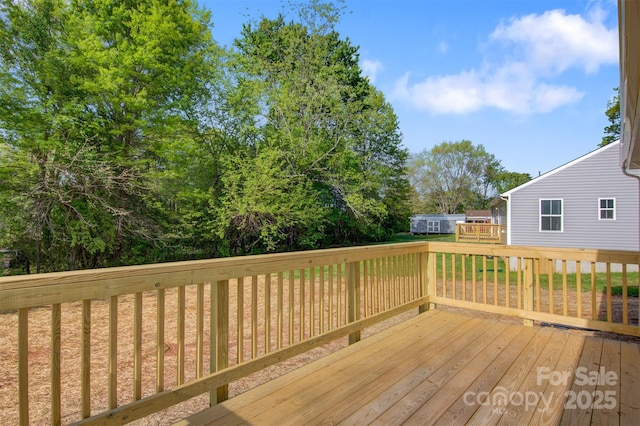 view of deck