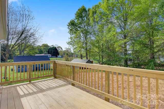 view of deck