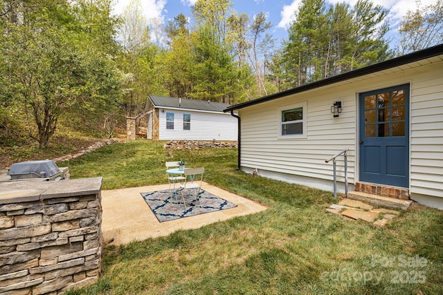 16 Graystone Rd, Asheville, NC 28804 - view of yard with entry steps and a patio area