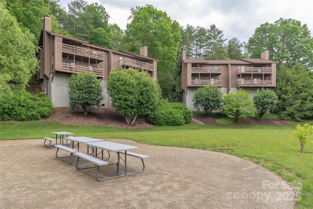 305 Piney Mountain Dr Unit R1, Asheville, NC 28805 - view of community with a yard