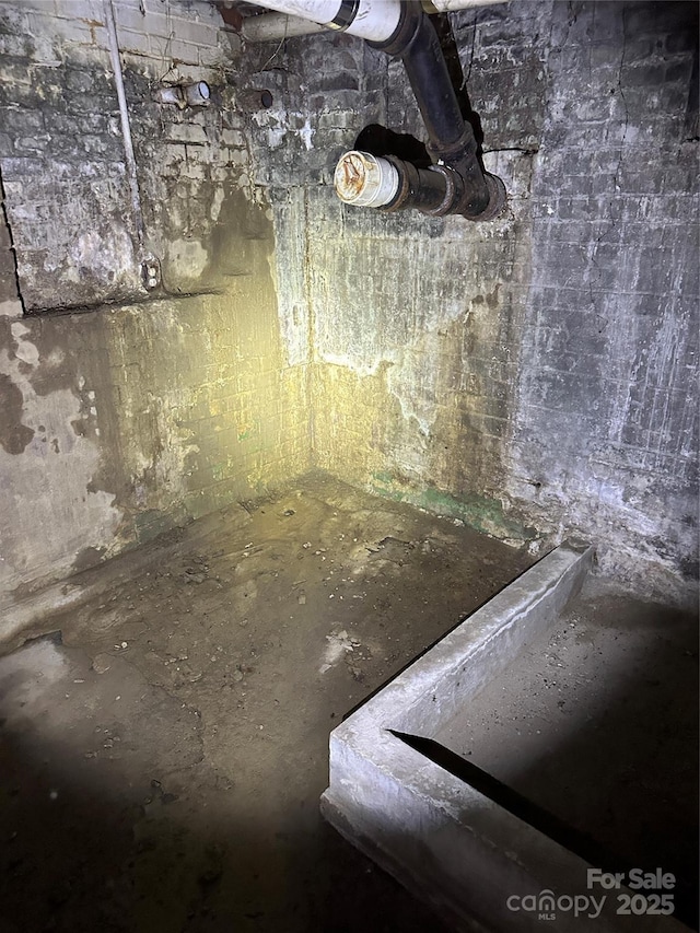 view of basement