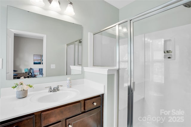 2655 Stonewood Vw, Kannapolis, NC 28081 - ensuite bathroom with a stall shower and vanity