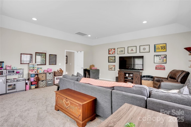 2655 Stonewood Vw, Kannapolis, NC 28081 - living area with light colored carpet and recessed lighting
