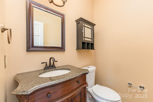 1468 Woodhurst Dr, Rock Hill, SC 29732 - half bathroom with toilet and vanity