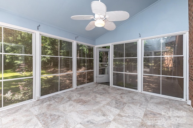 1468 Woodhurst Dr, Rock Hill, SC 29732 - unfurnished sunroom featuring vaulted ceiling