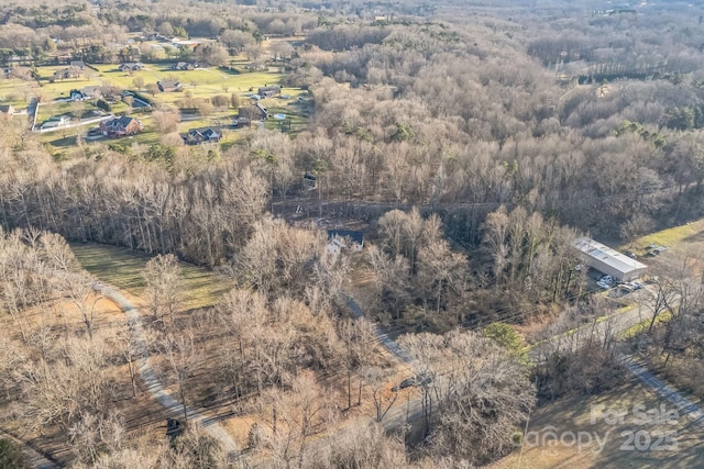 252 Big Lick Rd, Stanfield, NC 28163 - bird's eye view featuring a forest view