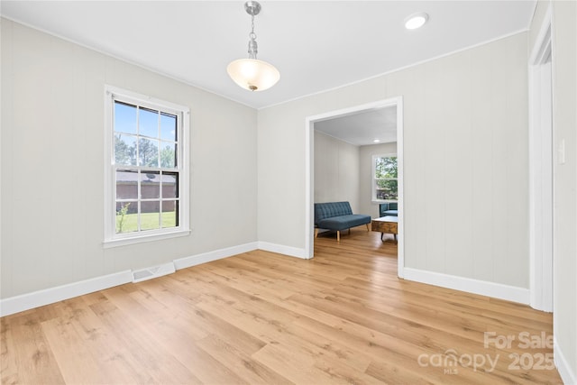 1053 Stoneybrook Ln, Rock Hill, SC 29730 - empty room featuring light wood-style flooring and ornamental molding
