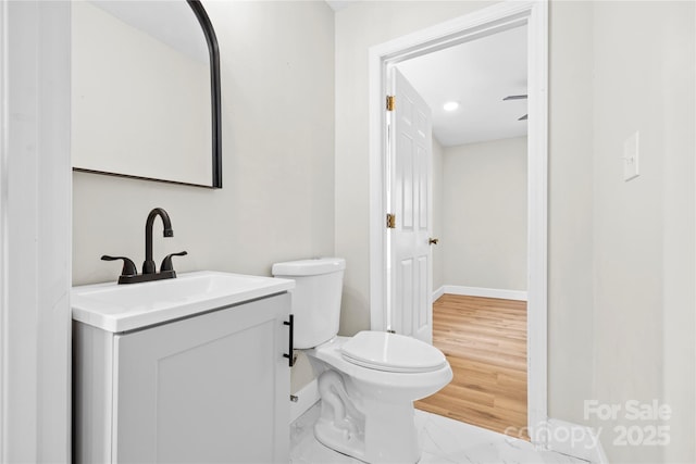 1053 Stoneybrook Ln, Rock Hill, SC 29730 - bathroom with vanity and marble look tile flooring