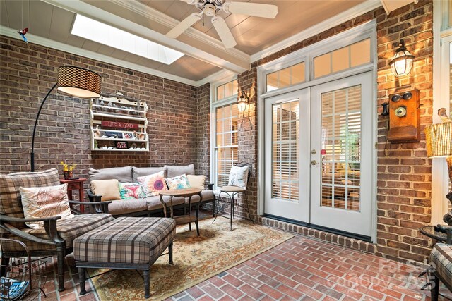 3420 Maryhurst Ln, Charlotte, NC 28226 - sunroom featuring french doors