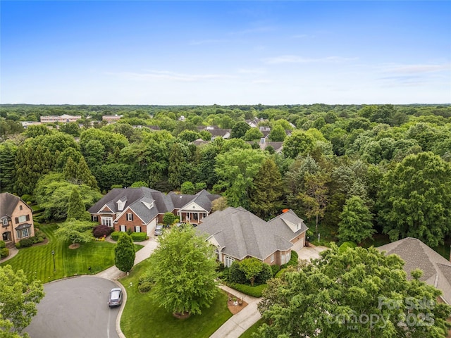 3420 Maryhurst Ln, Charlotte, NC 28226 - drone / aerial view of a heavily wooded area