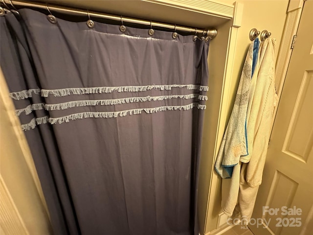 127 Hummingbird Cir, New London, NC 28127 - bathroom with a shower with curtain