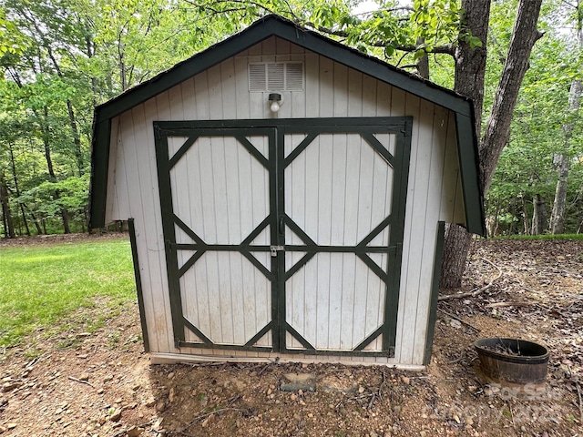 127 Hummingbird Cir, New London, NC 28127 - view of shed