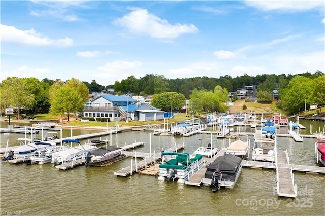 127 Hummingbird Cir, New London, NC 28127 - dock area with a water view