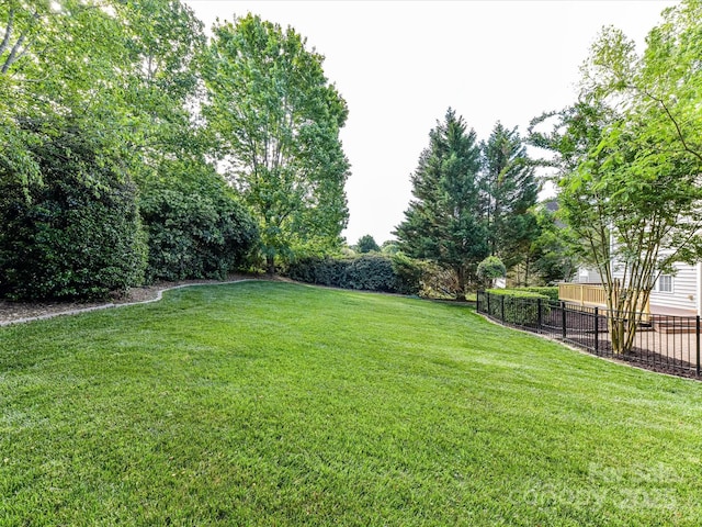 6005 Abergele Ln, Matthews, NC 28104 - view of yard with fence