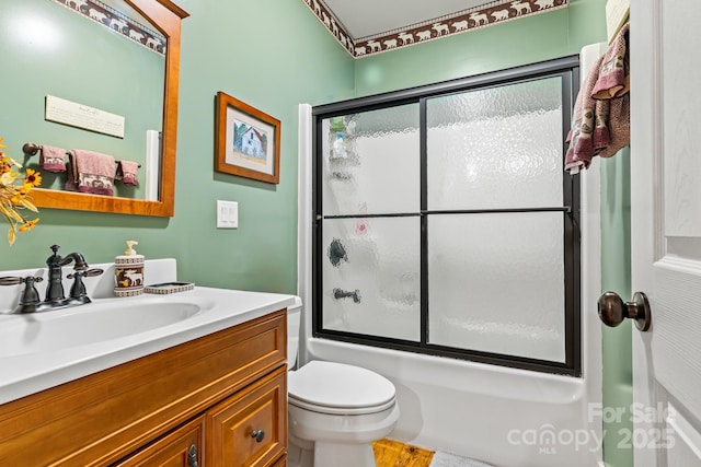300 Falls View Dr, Lake Toxaway, NC 28774 - full bathroom featuring vanity and enclosed tub / shower combo