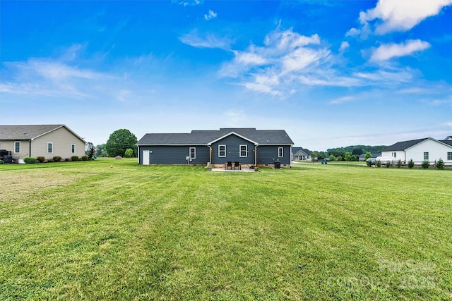 3615 Kimber Ln, Sherrills Ford, NC 28673 - rear view of property with a lawn and a patio