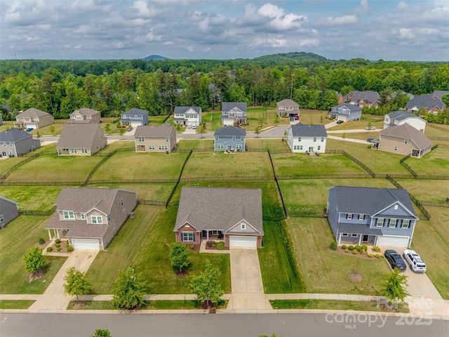 4926 Trayton Ave, Gastonia, NC 28056 - aerial view featuring a residential view and a view of trees